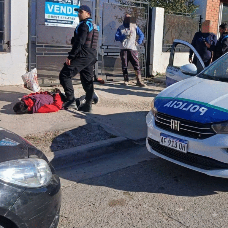 Robó una amoladora de una obra en construcción y fue atrapado por un vecino