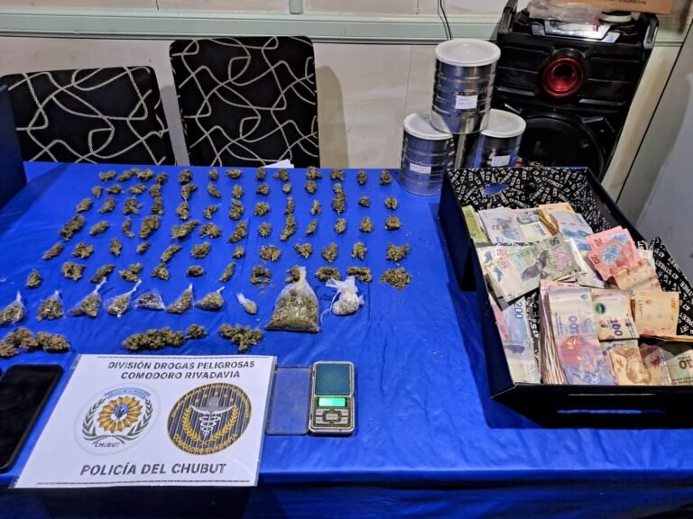 Secuestran marihuana, medio millón de pesos y un auto tras dos meses de investigación