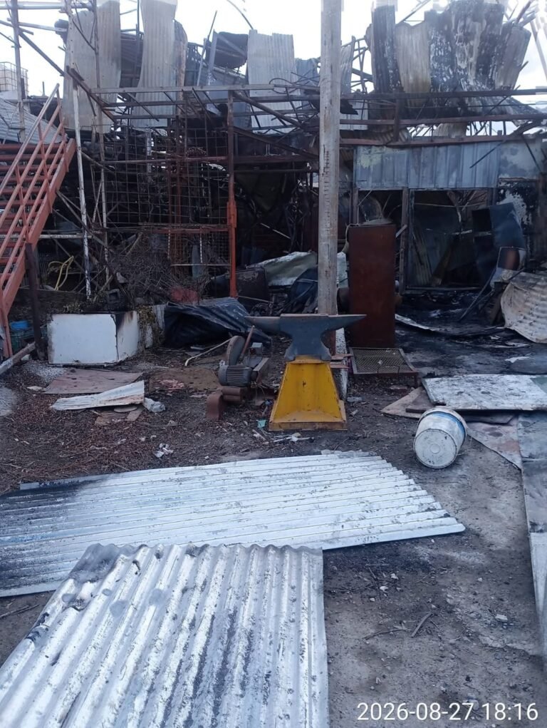 Perdió todo en un incendio y su familia pide ayuda para salir adelante