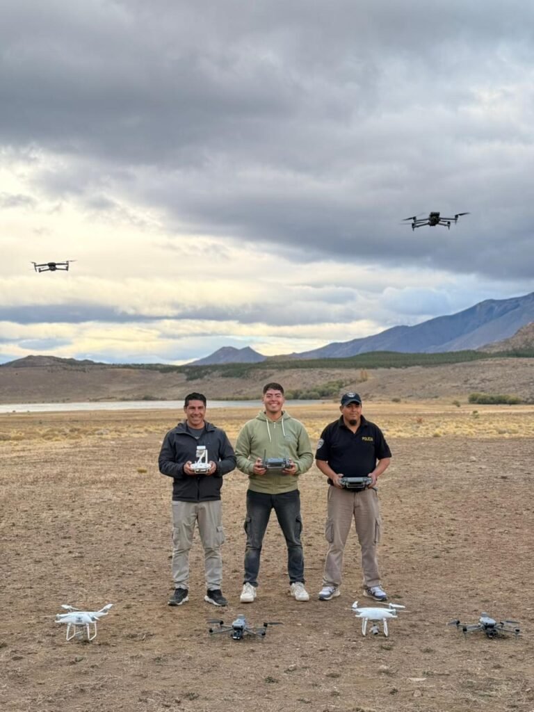 Chubut incorpora drones con inteligencia artificial y visión nocturna para reforzar la seguridad