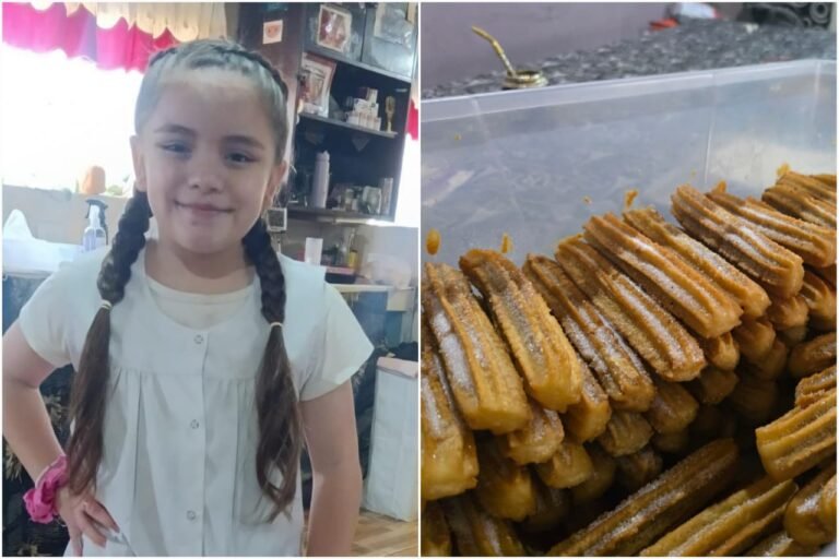 Una familia de Comodoro vende churros para costear la atención médica de su hija en el Hospital Garrahan