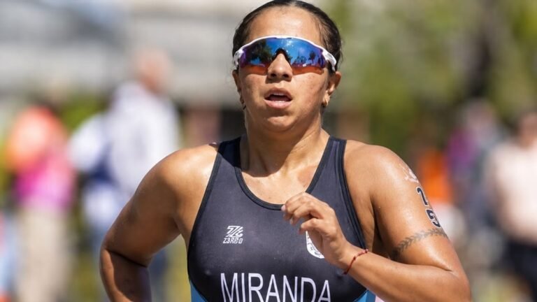 Moira Miranda fue séptima en el triatlón de los Juegos Sudamericanos