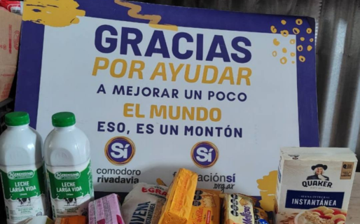 Fundación Sí realizará una colecta de leche y galletitas este sábado