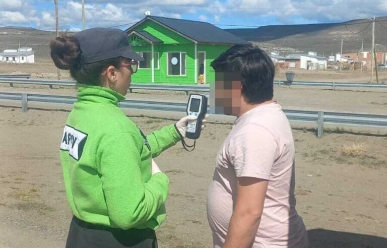 Detectan a un camionero chileno con alcoholemia positiva durante un operativo en la RN 40