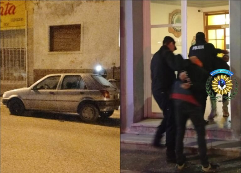 Dos hombres fueron detenidos tras ser sorprendidos con una rueda robada en el centro