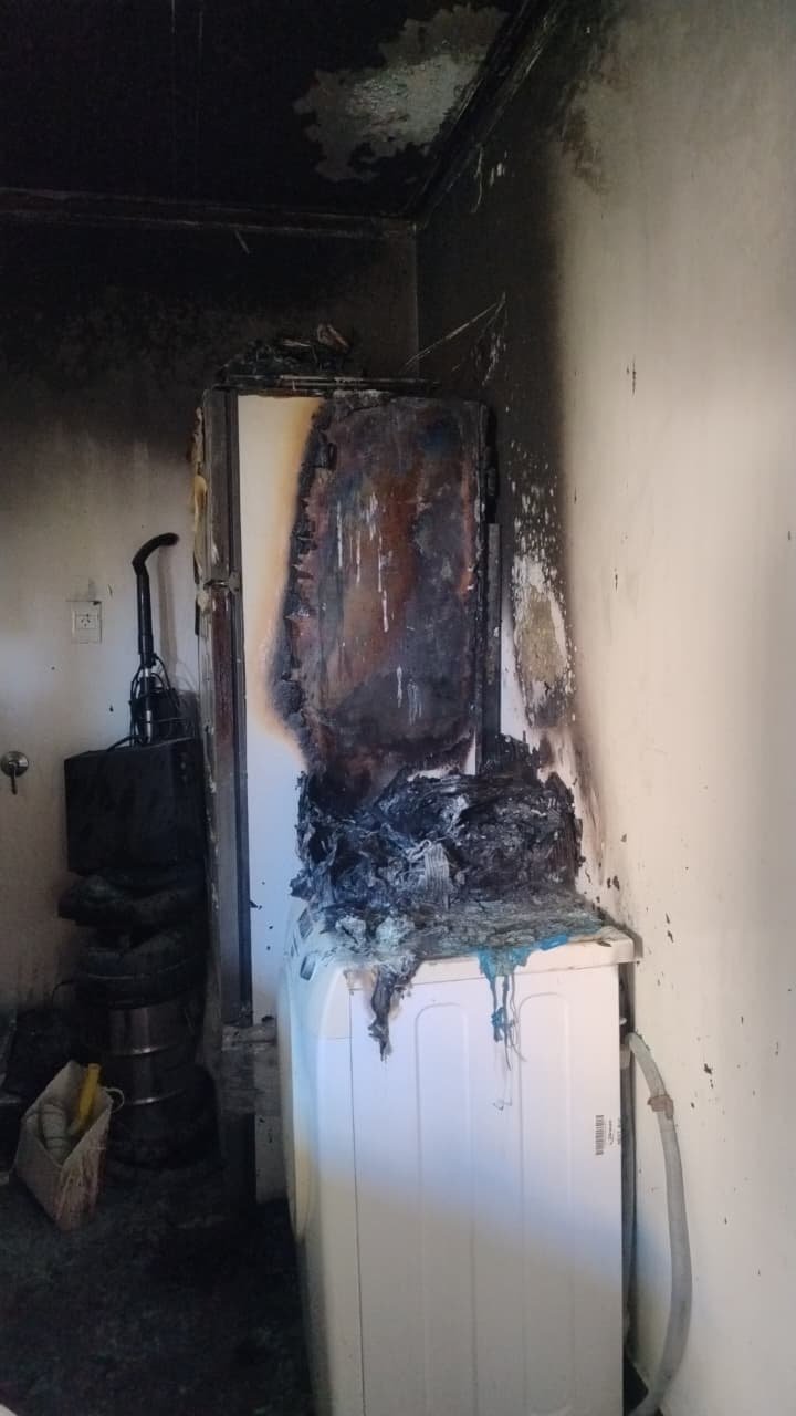 Dos menores fueron rescatados de un incendio en una vivienda de Km 8